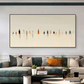 Silent Figures Minimalist Art Painting