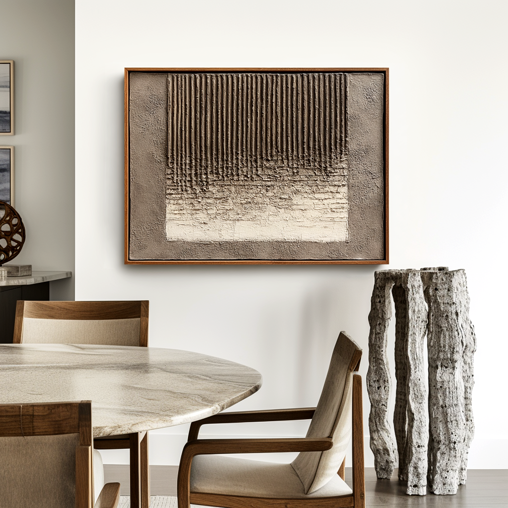 Wabi Sabi Textured Wall Art #ART88