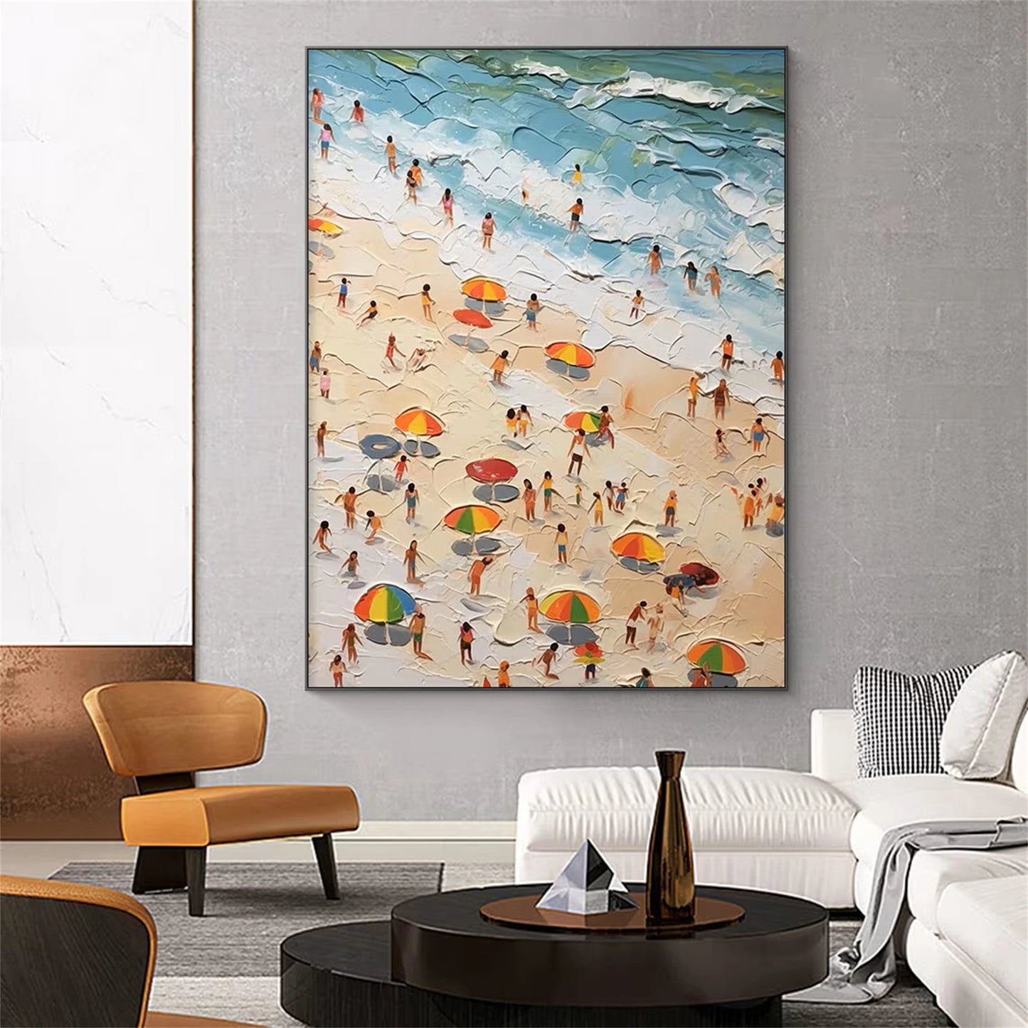 Ocean Breeze-Summer Beach Painting
