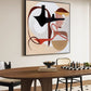 Saffron Loop Modern Abstract Painting