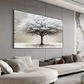 White Tree Textured Painting