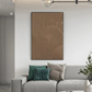 Brown Minimalist Textured Painting