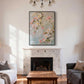 Blush Bloom Magnolia Impasto Floral Oil Painting