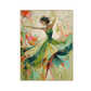 Emerald Bloom Ballerina Impressionist Painting