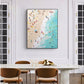 Golden Shoreline-Sunlit Beach Painting