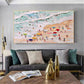 Pastel Waves-Summer Beach Painting