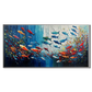Colorful Fish Abstract Painting