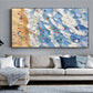 Golden Tide-Summer Beach Abstract Painting