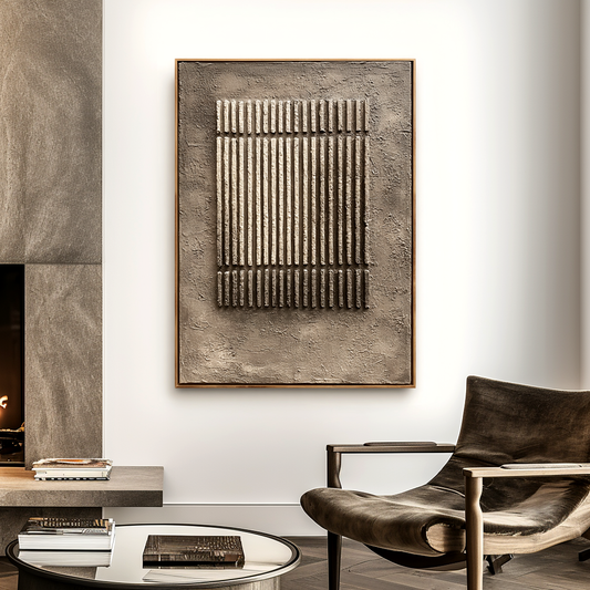 Wabi Sabi Vertical Texture Art #ART94