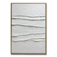 White Minimalist Textured Painting #ART96