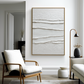 White Minimalist Textured Painting #ART96