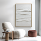 White Minimalist Textured Painting #ART96