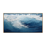 Azure Surge Ocean Painting