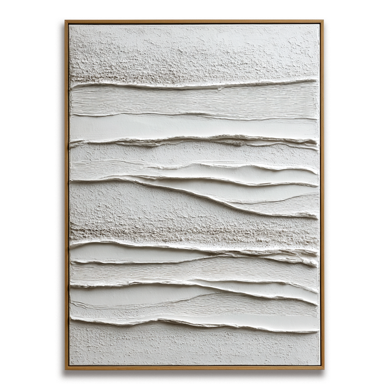 White Wabi Sabi Textured Painting #ART98