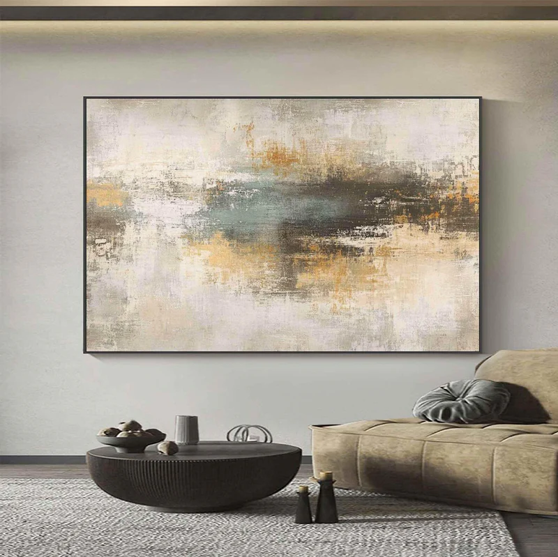 Horizon Mist Abstract Painting