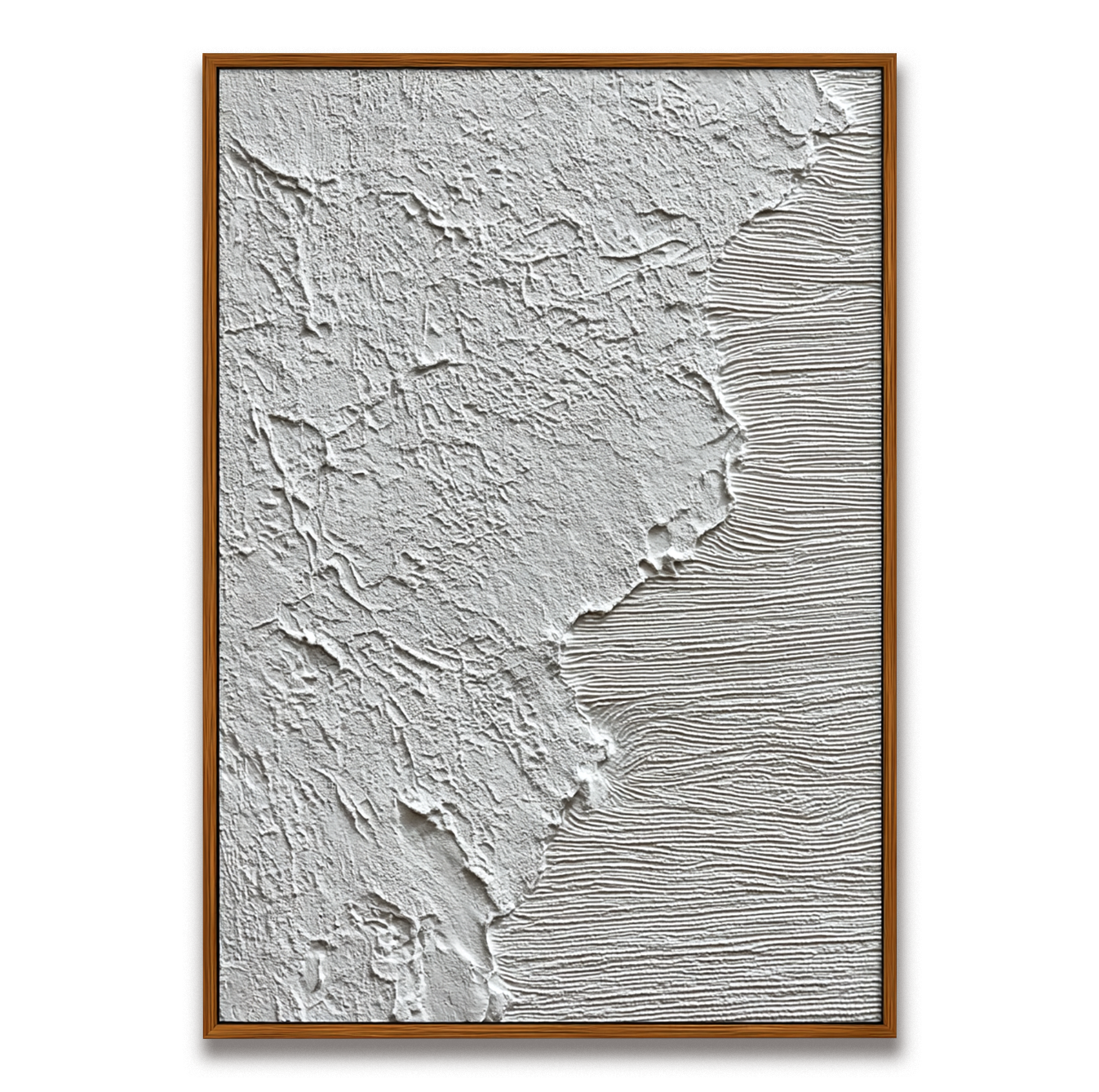 White Textured Abstract Painting #ART99