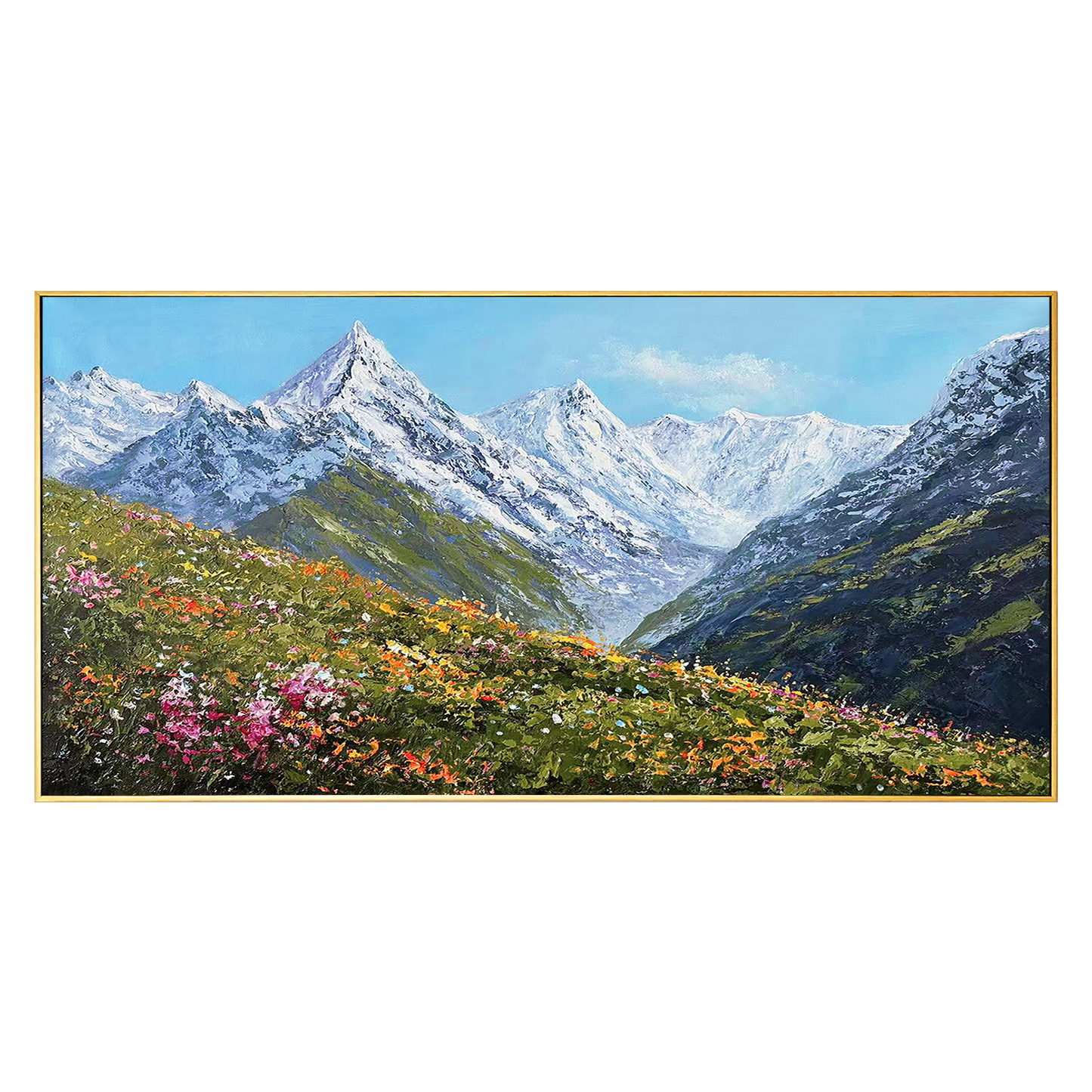 Mountain Landscape Oil Painting #ART34