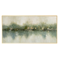 Mist Horizon Green Abstract Painting