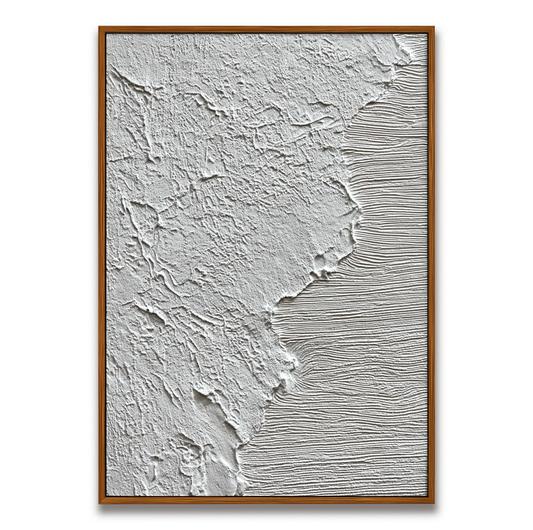 White Textured Abstract Painting #ART99