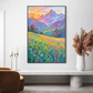 Radiant Peaks Landscape Painting