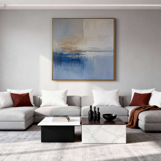 Azure Horizon Abstract Seascape