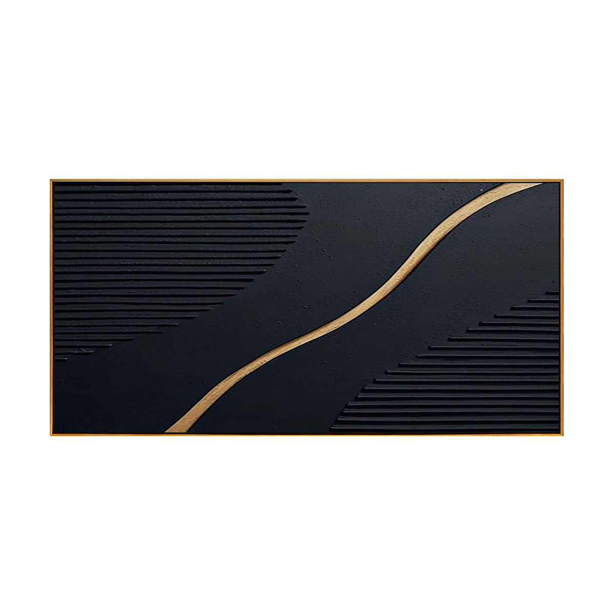 Golden Rhythm Geometric Abstract
