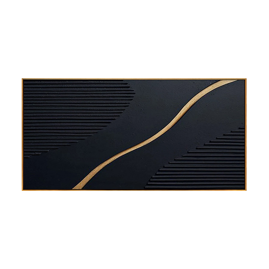 Golden Rhythm Geometric Abstract