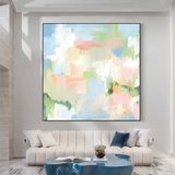 Spring Whispers Abstract Painting