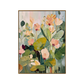 Blush Petal Cyclamen Impasto Floral Painting
