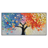 Spectrum Harmony Abstract Tree Painting #REX2 (484)