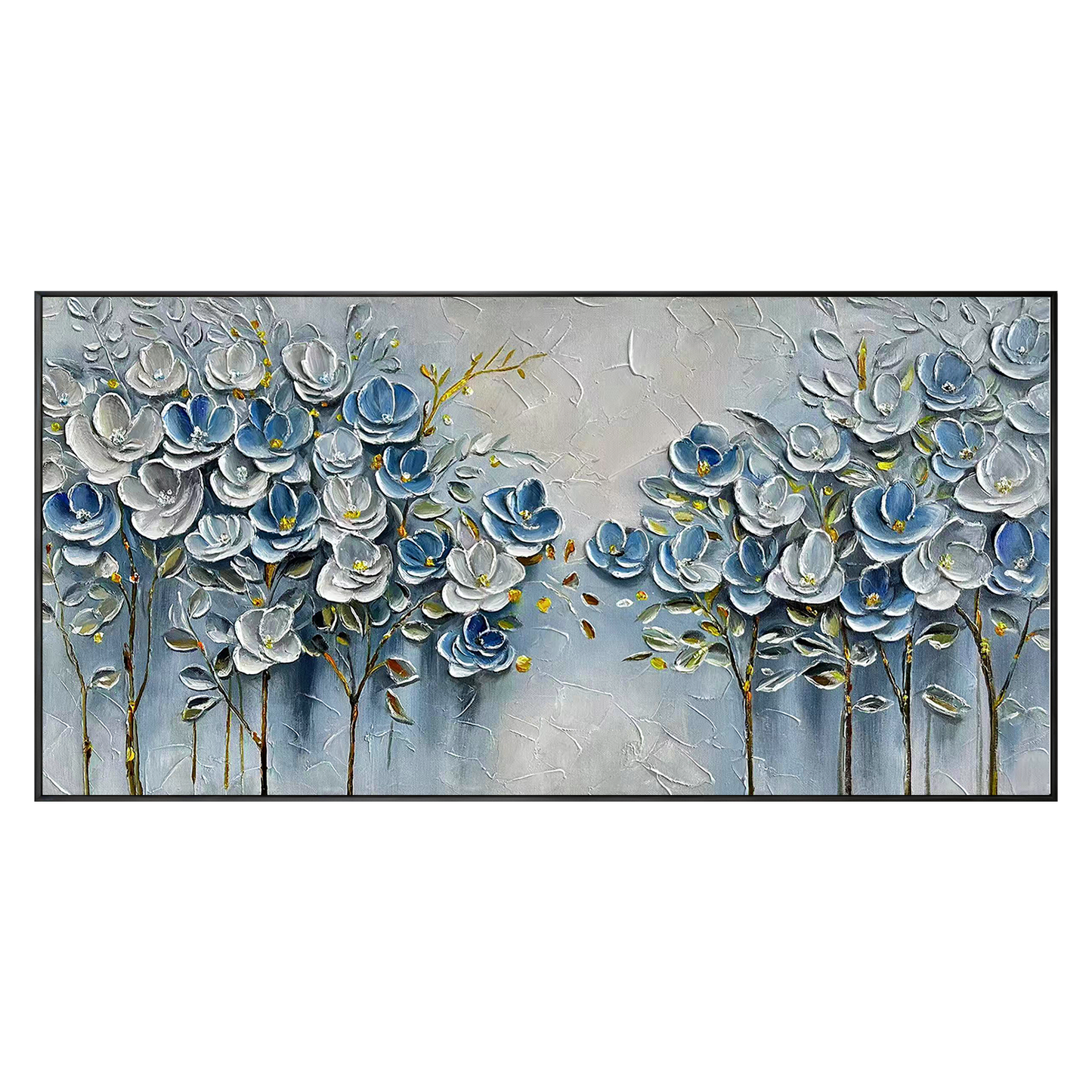 Textured Floral Painting