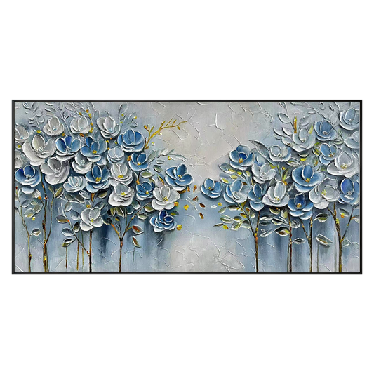 Textured Floral Painting