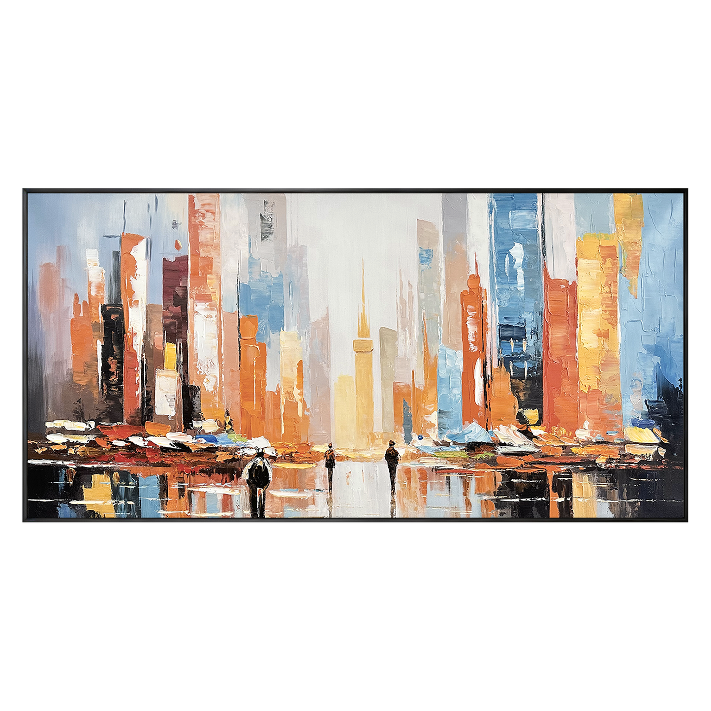 Abstract City Lights Painting