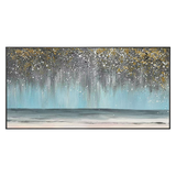 Blue Galaxy Abstract Painting