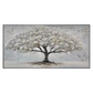 Silver Tree Textured Painting