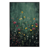 Twilight Meadow Floral Painting