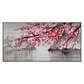 Red Plum Blossom Landscape Painting