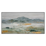 Whispered Peaks Textured Landscape Painting #RHK7