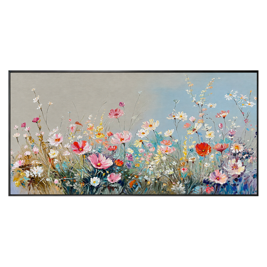 Wildflower Textured Painting