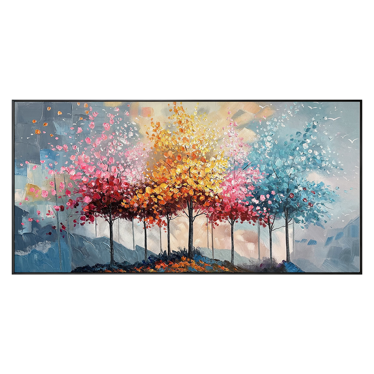 Whispering Seasons Forest Painting
