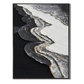 Black and White Textured Abstract Painting #ART21