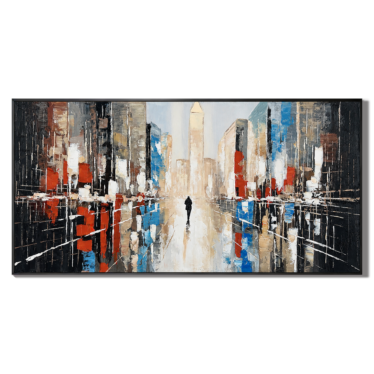 Abstract Cityscape Painting
