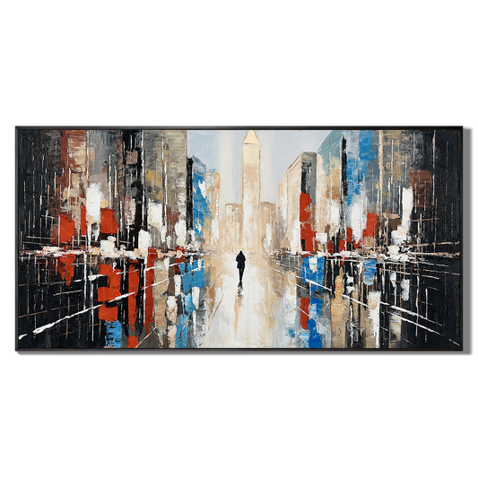 Abstract Cityscape Painting