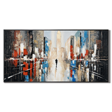Abstract Cityscape Painting