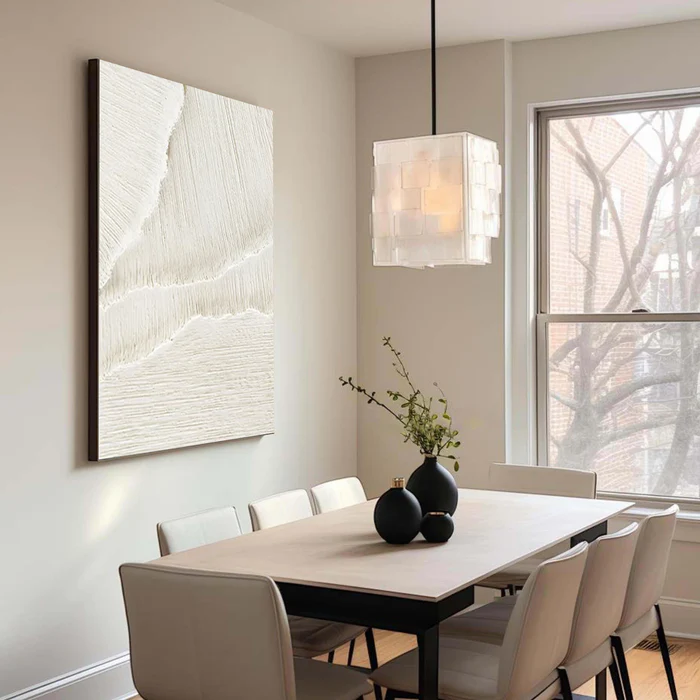 Whisper Texture Minimalist Painting