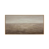 Taupe Horizon Minimalist Painting