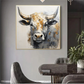 Golden Strength Bull Painting