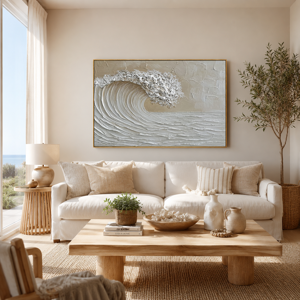 3D Textured Wave Painting