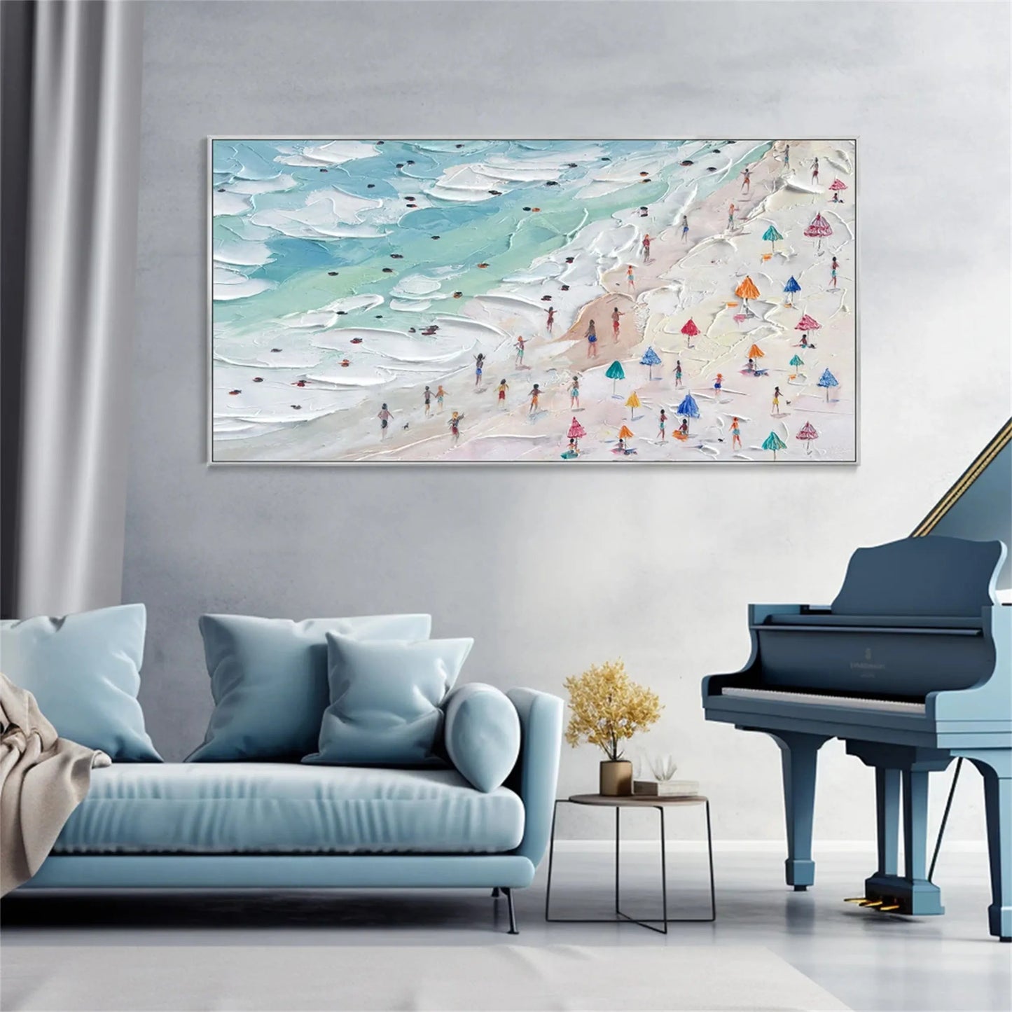 Golden Sands-Beach Abstract Painting