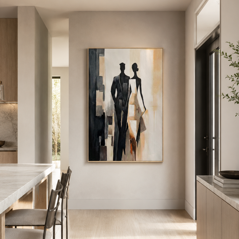 Ethereal Duo Modern Abstract Couple Painting #PH0105£¨3£©